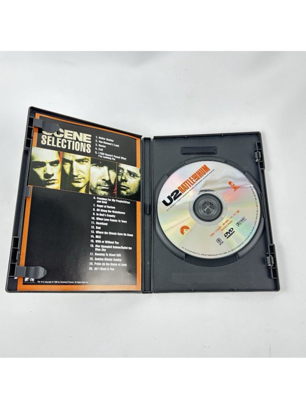U2: Rattle and Hum - Concert DVD By U2 *Tested* - Picture 3 of 4